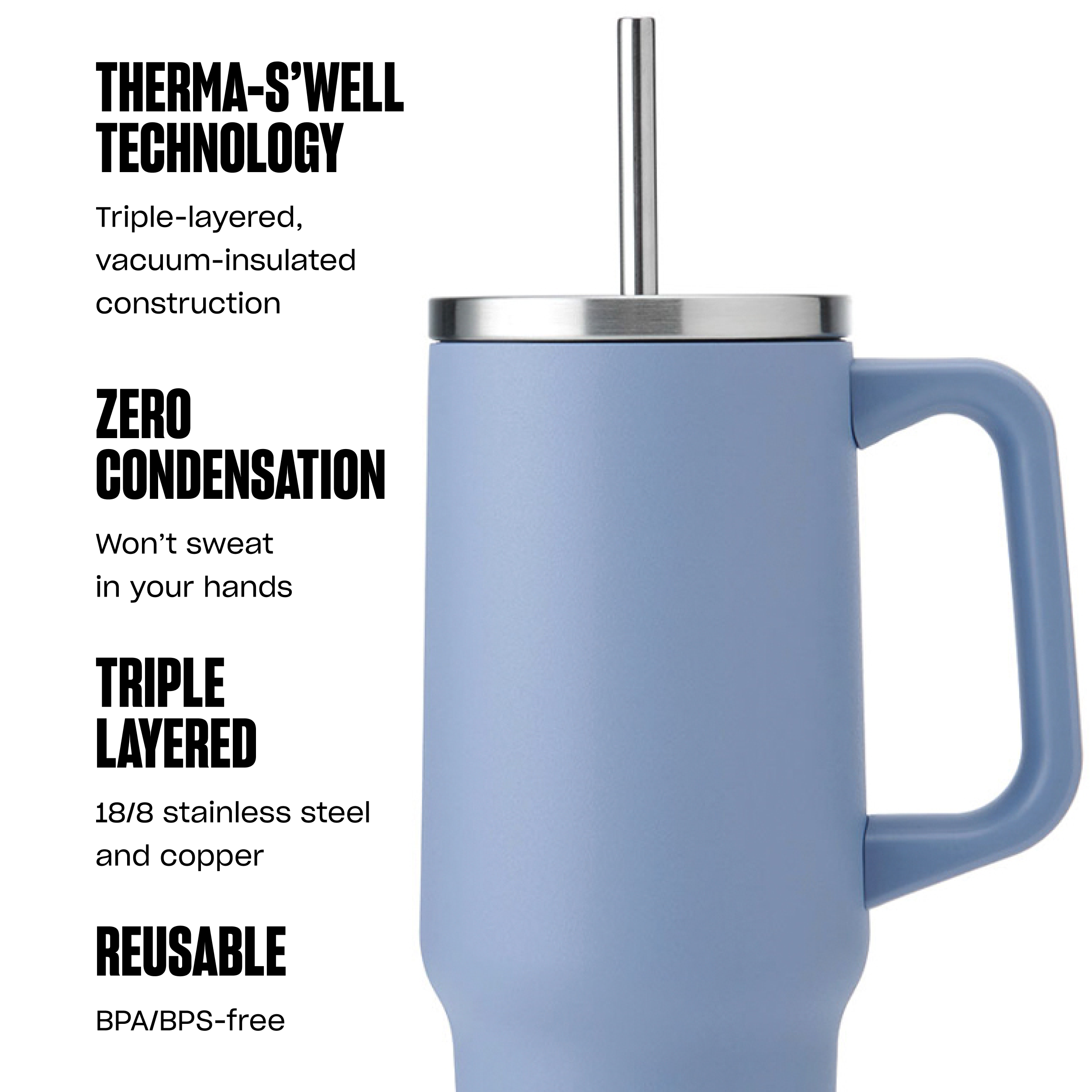 Tumbler XL | 30oz Hydrangea Blue - Image 7