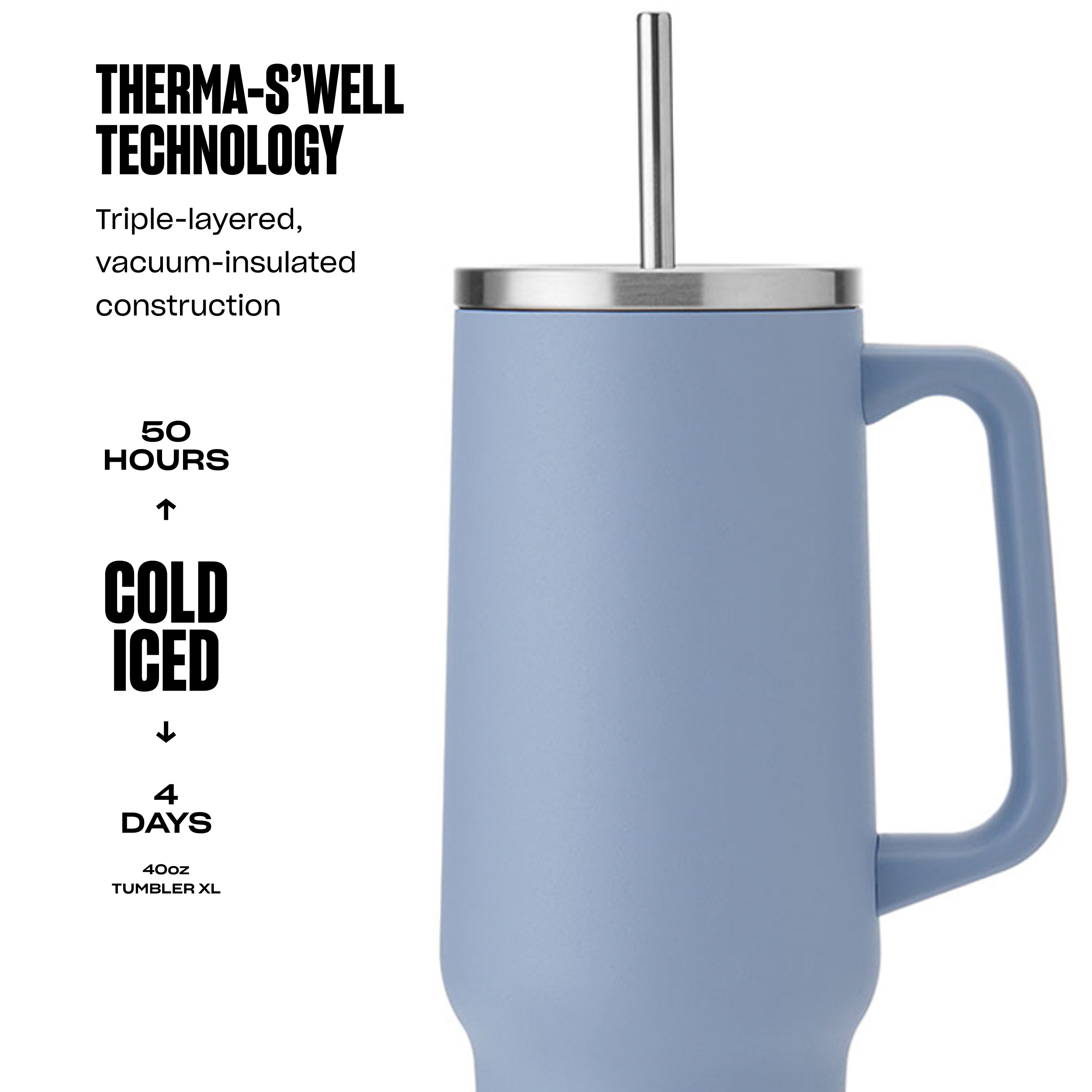 Tumbler XL | 40oz Hydrangea Pink - Image 5