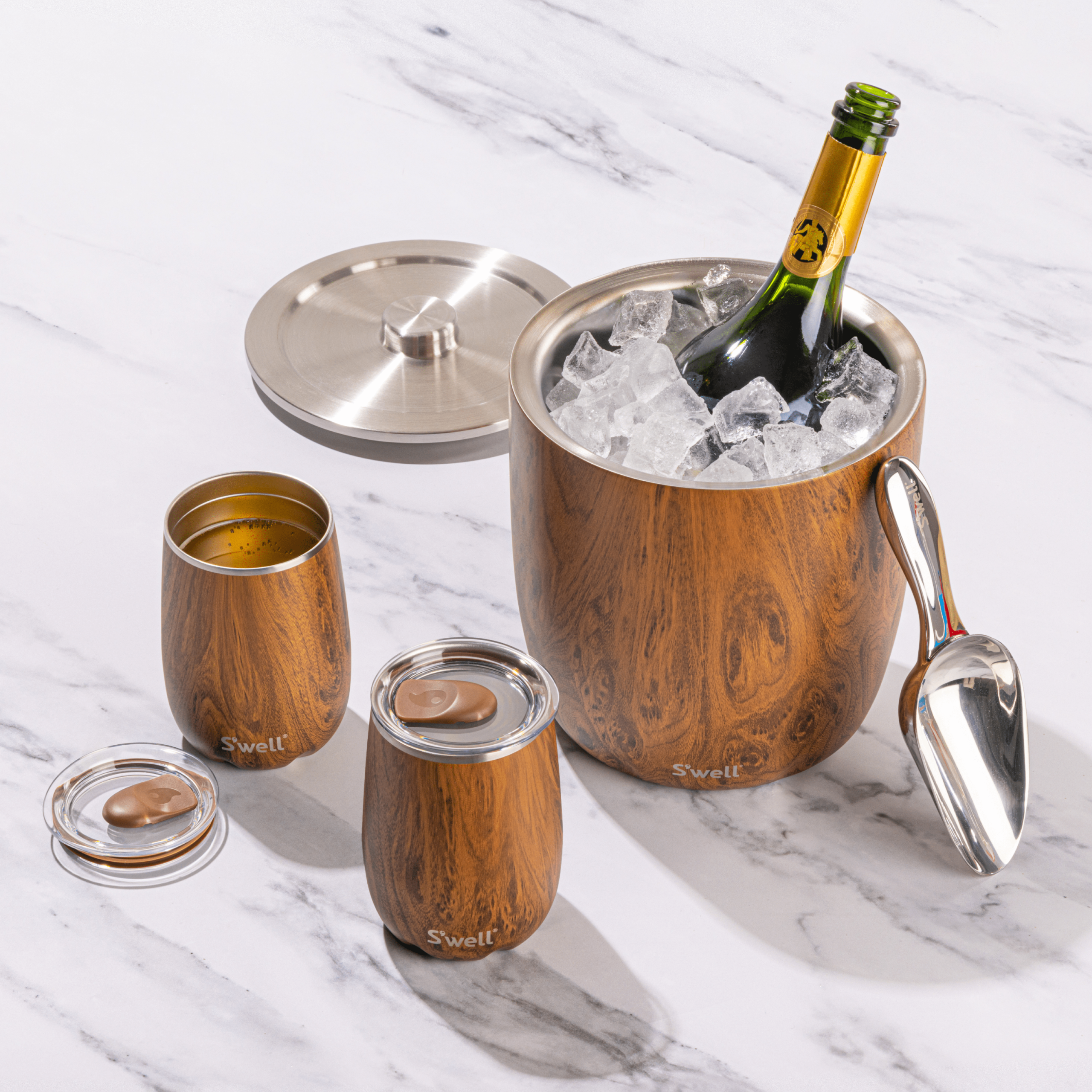 Ice Bucket XL | 100oz Teakwood - Image 2
