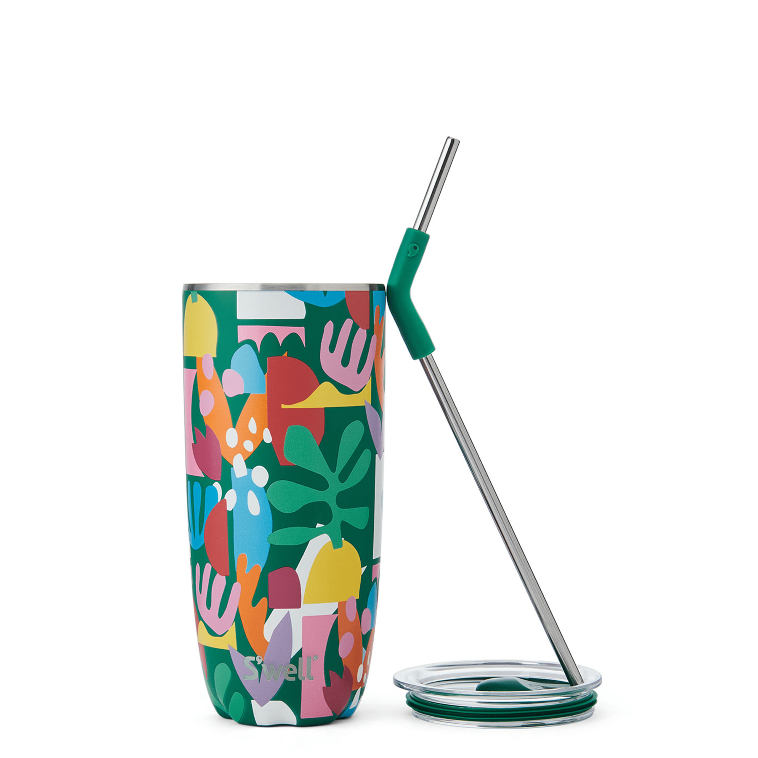 Tumbler with Straw | 24oz Paper Cutouts - Image 3