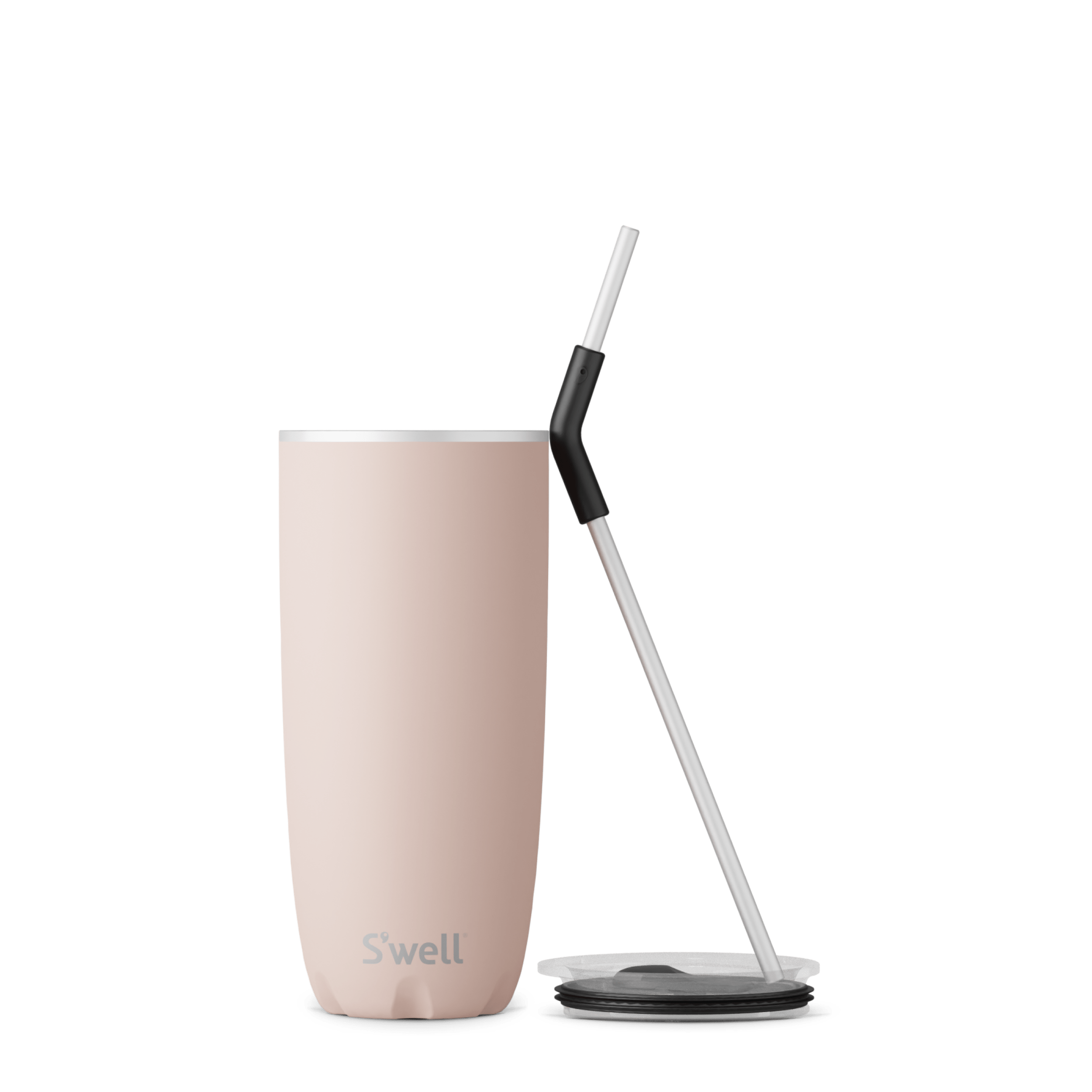 Tumbler with Straw | 24oz Pink Topaz - Image 2