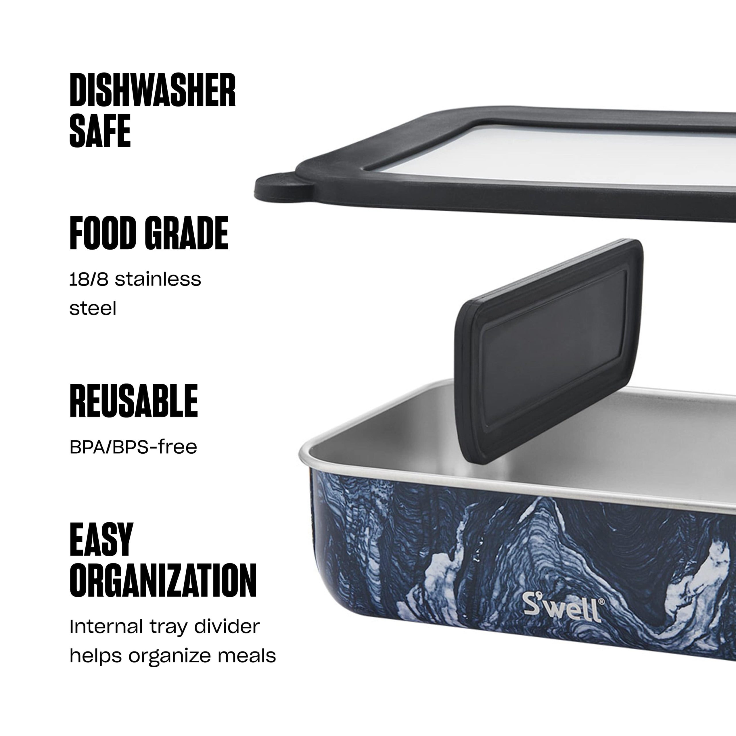 Bento Box | 60oz Azurite Marble - Image 6