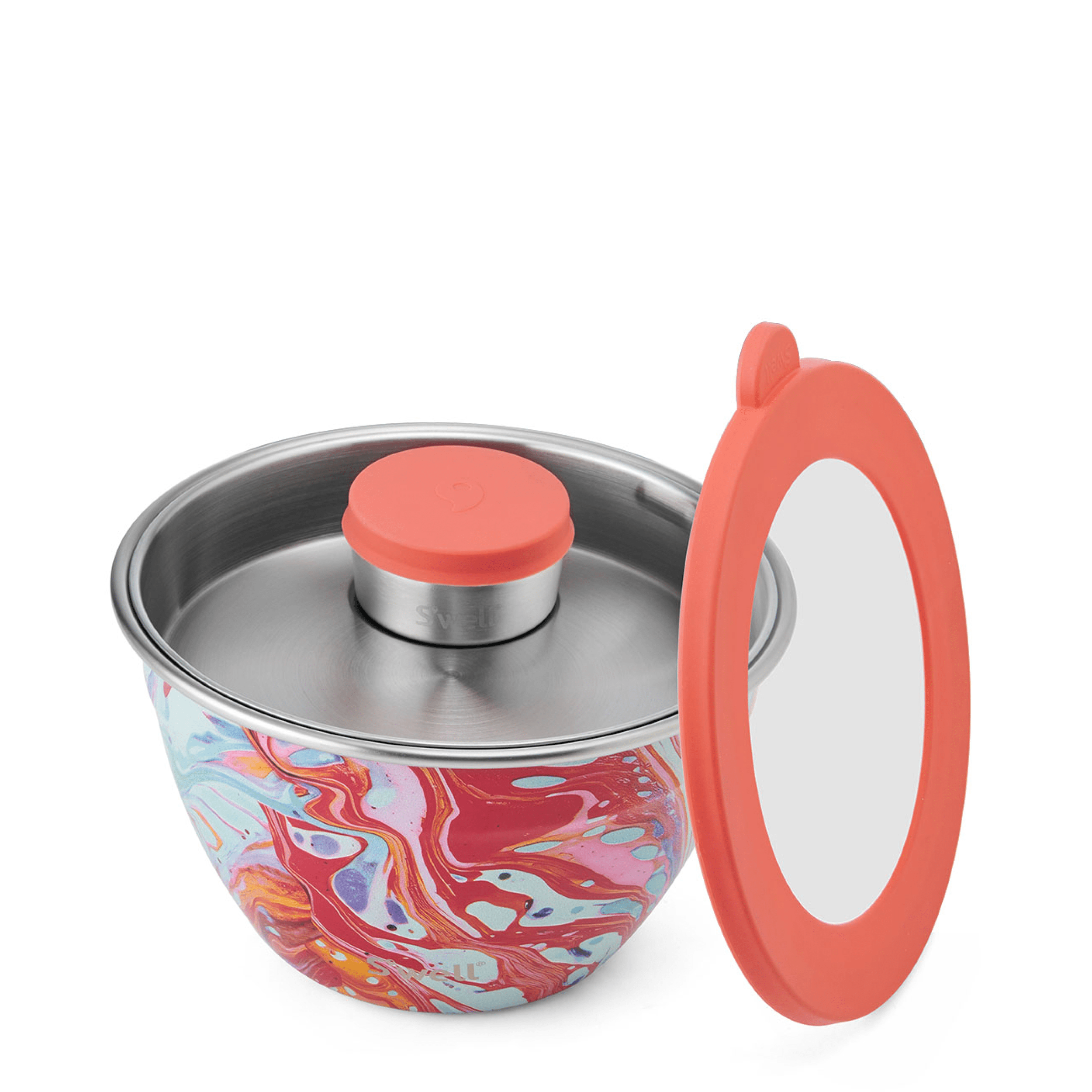 Salad Bowl Kit | 64oz Marble Swirl - Image 3