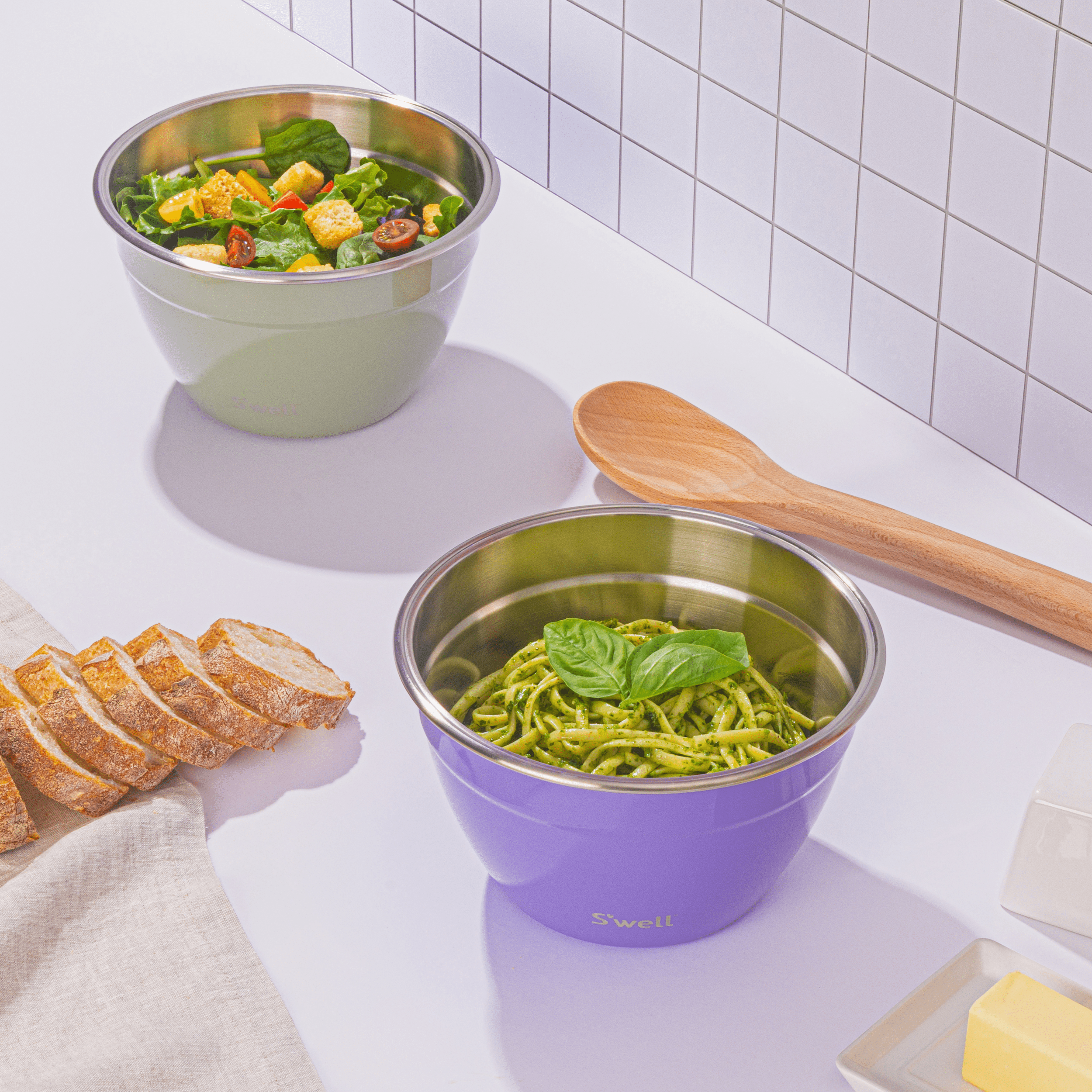 Salad Bowl Kit | 64oz Hillside Lavender - Image 2