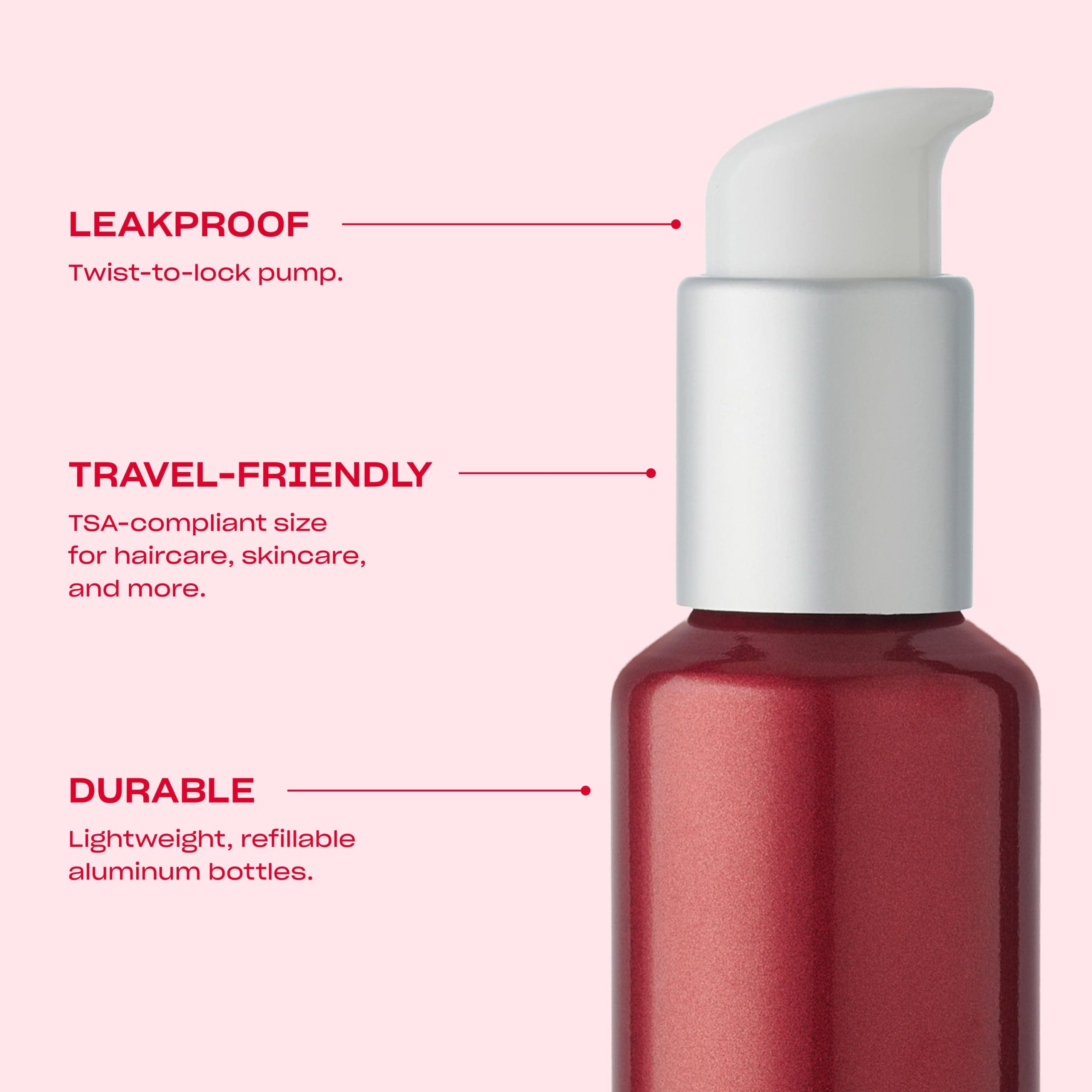 Travel Bottle Set | 3.4oz Cherry Shimmer - Image 4