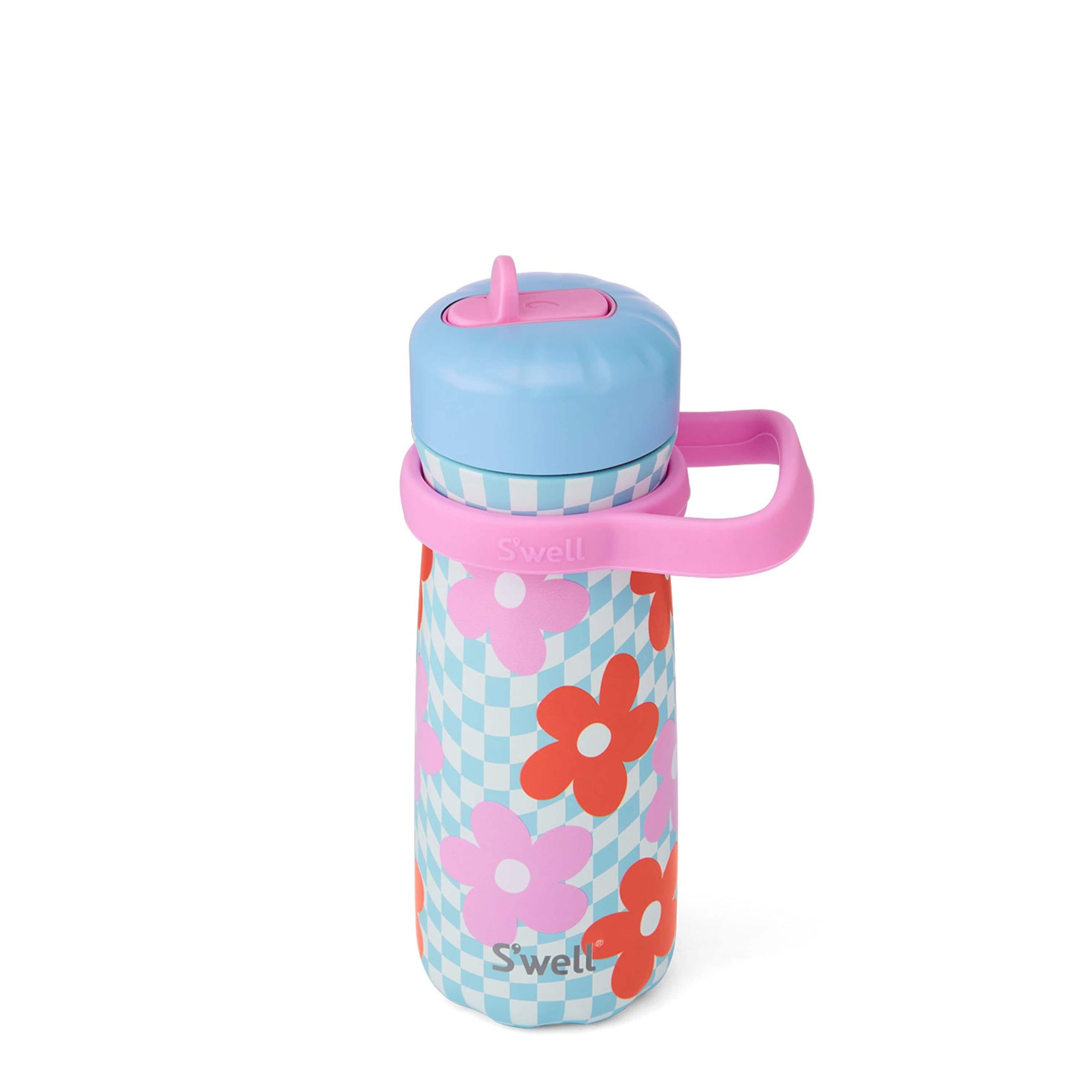 Traveler with Flip Straw Lid | 16oz Pink Petal - Image 4