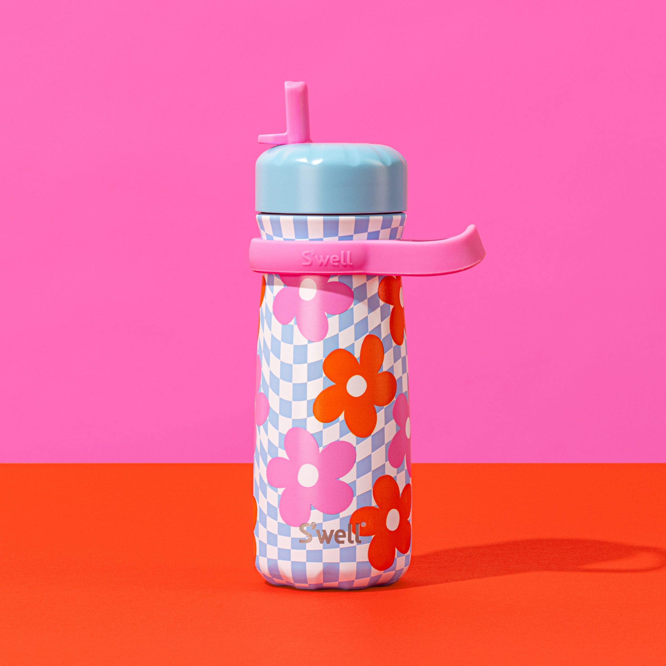 Traveler with Flip Straw Lid | 16oz Pink Petal - Image 3