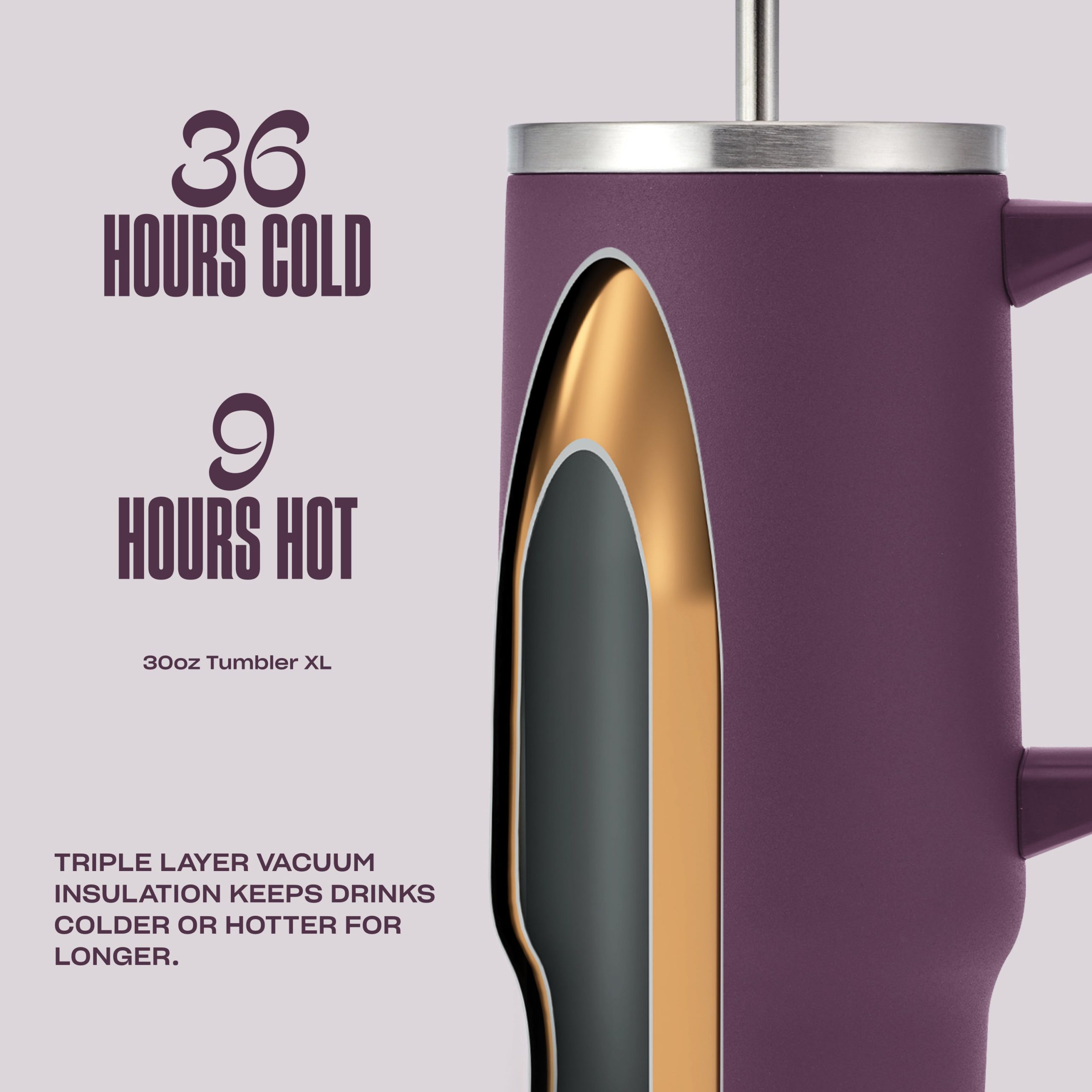 Tumbler XL | 30oz Plum - Image 5
