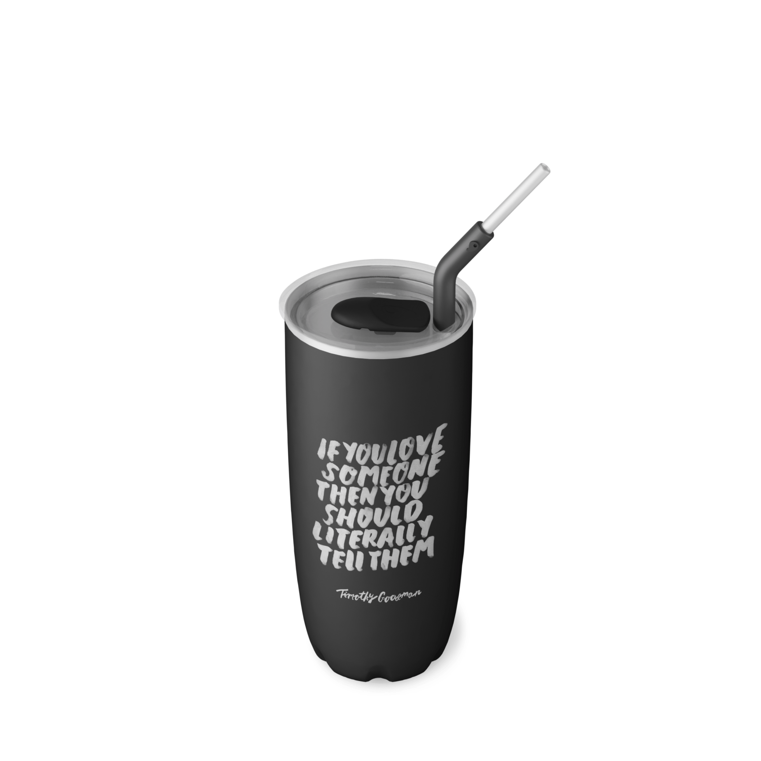 Timothy Goodman x S'well Tumbler with Straw - Image 6
