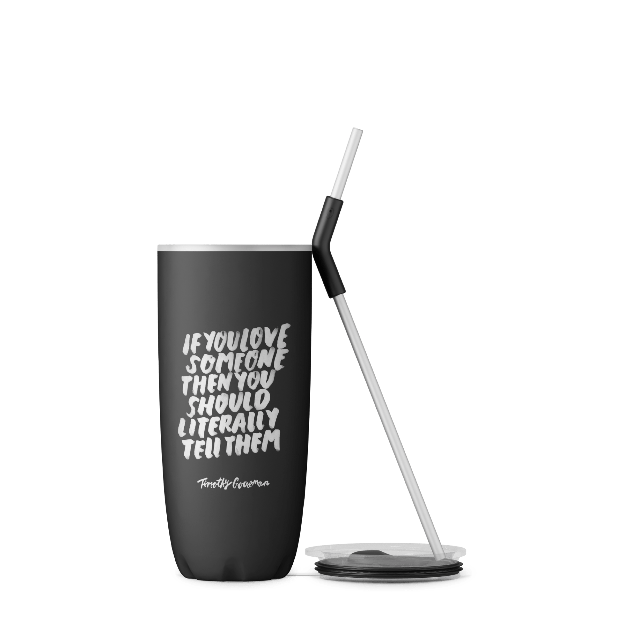 Timothy Goodman x S'well Tumbler with Straw - Image 7